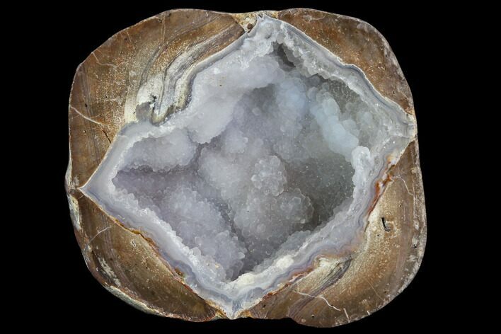 Crystal Filled Dugway Geode (Polished Half) #121729
